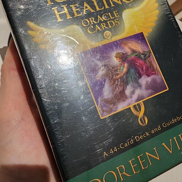 Archangel Raphael Healing Oracle Cards Doreen Virtue 44 Deck Box & Guidebook - Picture 5 of 5